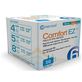 Comfort EZ Clever Choice Pen Needles - 31G X 6mm - BX 50