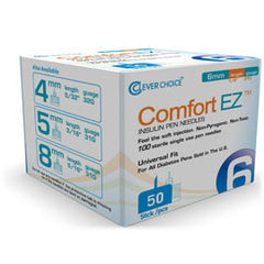 Comfort EZ Clever Choice Pen Needles - 31G X 6mm - BX 50