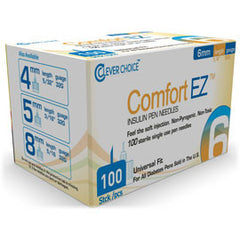 Comfort EZ Clever Choice Pen Needles - 32G X 6mm - BX 100