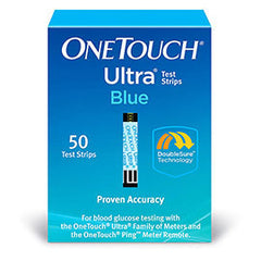 One Touch Ultra Blue Glucose Test Strips - 50 ct.