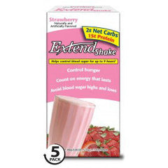 Extend Nutrition Anytime Shake Mixes - Simply Strawberry - 5 Pack