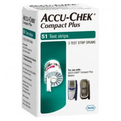 Accu-Chek Compact Plus Test Strips - 51 ct.