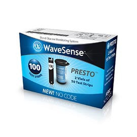 Wavesense Presto Test Strip - 100 ct.