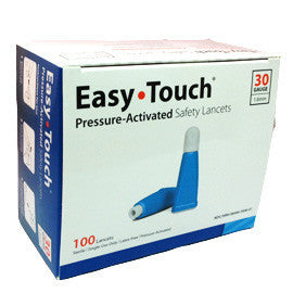 EasyTouch Pressure Activated  Safety Lancets - 30G