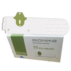Bionime Rightest GS550 Blood Glucose Test Strips- 50 ct.
