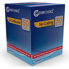 Clever Choice Auto-Code Glucose Test Strips - 50 ct.