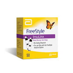 Freestyle Insulinx Glucose Test Strips - 50ct