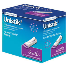 Owen Mumford Unistik 3 Gentle 30G x 1.5mm - BX 100