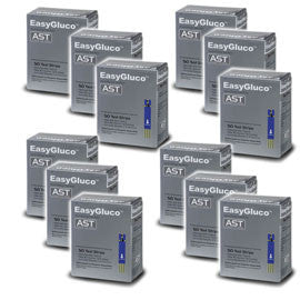 EasyGluco Glucose Test Strips 50/bx Case of 12