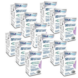 TRUEread Glucose Test Strips 50/bx Case of 12