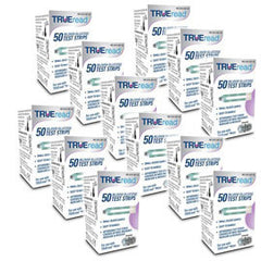 TRUEread Glucose Test Strips 50/bx Case of 12