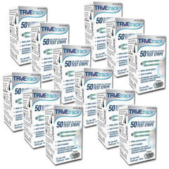 TRUEtrack Glucose Test Strips 50/bx Case of 12