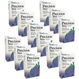 Precision Xtra Glucose Test Strips 50/bx Case of 12