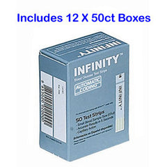 12 x  50 Infinity Test Strips Combo