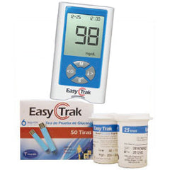 Easy Trak Blood Glucose Monitor Meter Kit Combo (Meter Kit and Test Strips 50ct)