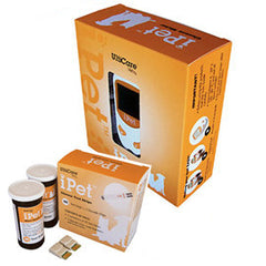 iPet Blood Glucose Meter Kit Combo (Meter Kit and Test Strips 50ct)