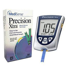 Precision Xtra Glucose Meter Kit  Combo (Meter Kit and Test Strips 50ct)