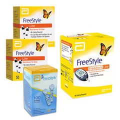 Freestyle Freedom Lite Meter Kit Combo (1 Meter, 100 Test Strips, 100 Lancets)
