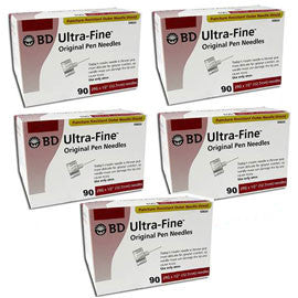 BD Ultra-Fine Original Pen Needles - 29G 1/2" - BX 90 - Case of 5