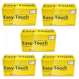 EasyTouch Pen Needle - 31G 1/4" - BX 100 - Case of 5