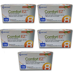 Comfort EZ Pen Needles Short - 31G 8mm 5/16" - BX 100 - Case of 5
