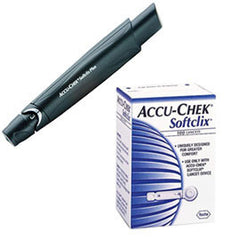 Accu-Chek SoftClix Plus Lancing Device with 100 Lancets