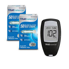 TRUEbalance Glucose Meter Combo - 100 strips & 1 FREE Meter