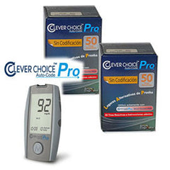 Clever Choice Pro Blood Glucose Meter w/ 100 strips