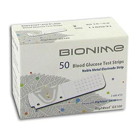 Bionime GS100 Test Strips - 50 ct.
