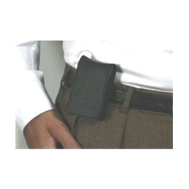 Minimed Standard Leather Case, Black w/ Nylon Lining