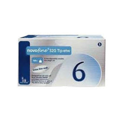 NovoFine Pen Needle - 32G X 6mm - BX 100