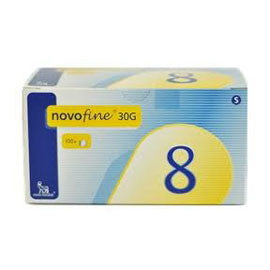 NovoFine Pen Needle - 30G X 8mm - BX 100