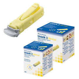 Owen Mumford Unistik 3 Normal - 23G 1.8mm Lancing Device - BX 50