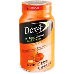 Dex 4 Glucose Tabs - Orange 50 ct.