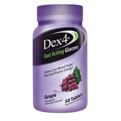 Dex 4 Glucose Tabs - Grape 50 ct.