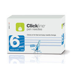 ClickFine Pen Needles - 31G X 6mm - BX 100