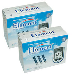 Element Auto-Code Glucose Test Strips - 100 ct.